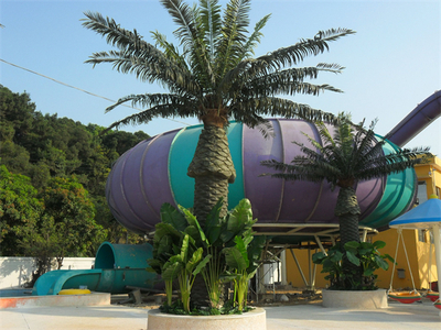 8M giant outdoor tree wind resistant UV resistant artificial big palm Seaweed tree