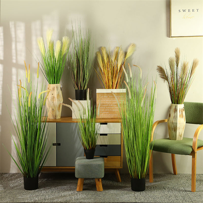 Artificial pampass grass 100cm 110cm 120cm large white faux artificial pampas dried flower pampass g