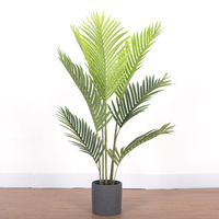 Indoor Building Decoration Artificial Kwai Palm